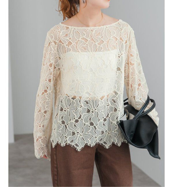 Spick and Span「モールレースブラウス」|シャツ・ブラウス|