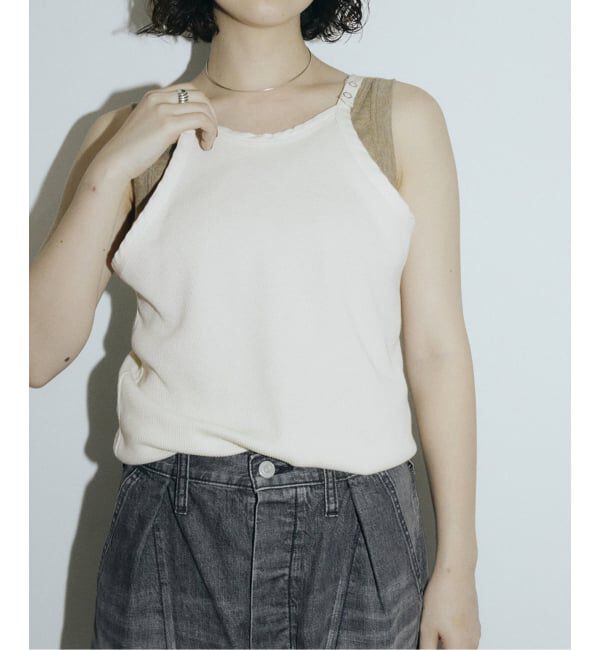 FRAMeWORK「JANE SMITH/ジェーンスミス 別注ワッフルタンク」|タンクトップ|