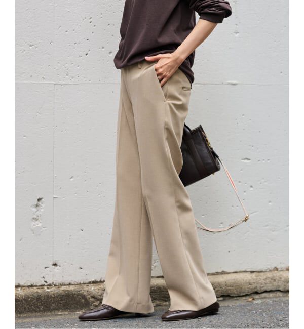 FRAMeWORK「≪一部カラーWEB限定 / 追加≫セミフレアパンツ」|スラックス|