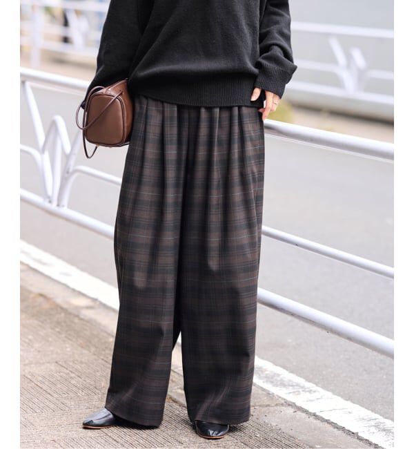 FRAMeWORK「チェックイージーパンツ」|その他|