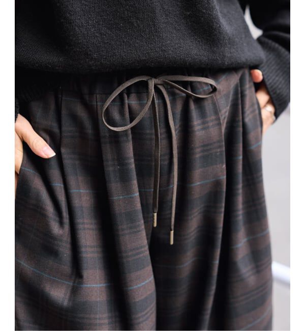 FRAMeWORK「チェックイージーパンツ」|その他|