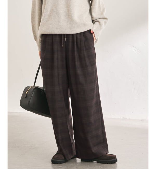 FRAMeWORK「チェックイージーパンツ」|その他|