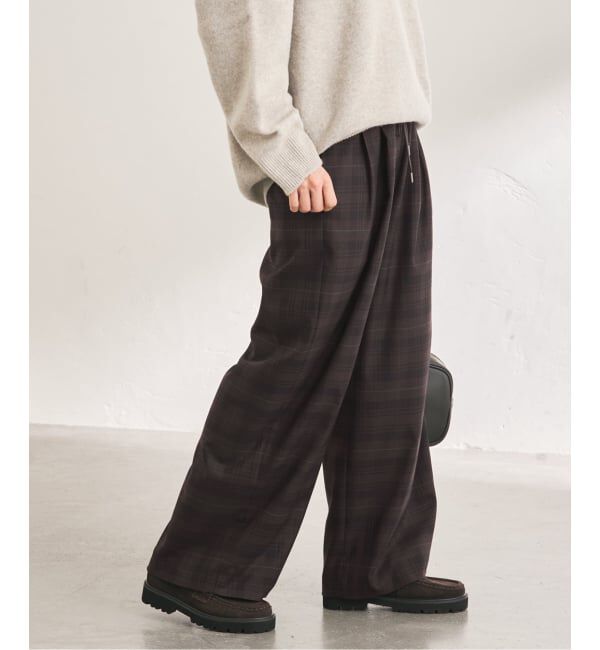 FRAMeWORK「チェックイージーパンツ」|その他|