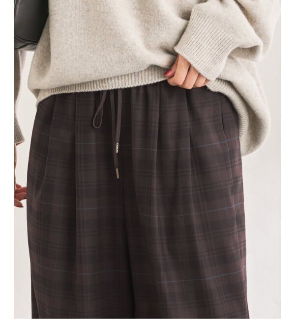 FRAMeWORK「チェックイージーパンツ」|その他|