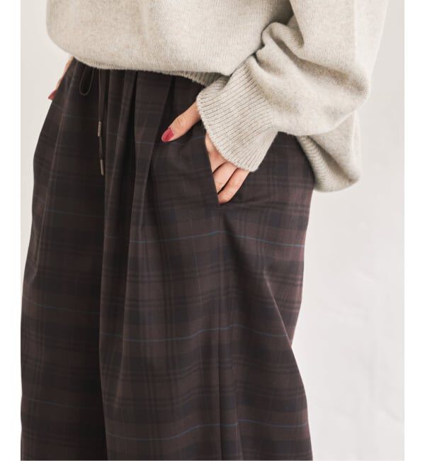 FRAMeWORK「チェックイージーパンツ」|その他|