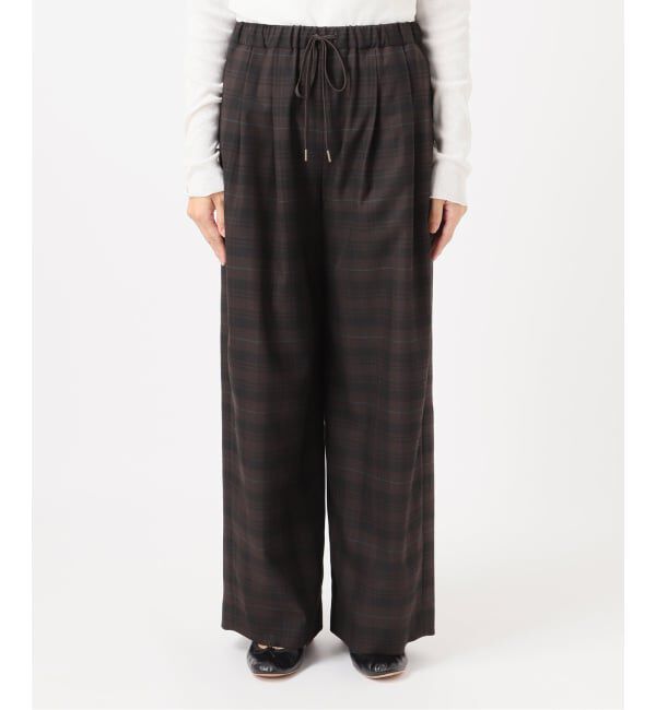FRAMeWORK「チェックイージーパンツ」|その他|