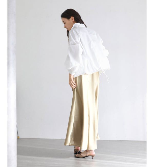  「GREEN BUTTER/グリーンバター シルキーUネックドレス」|ワンピース|