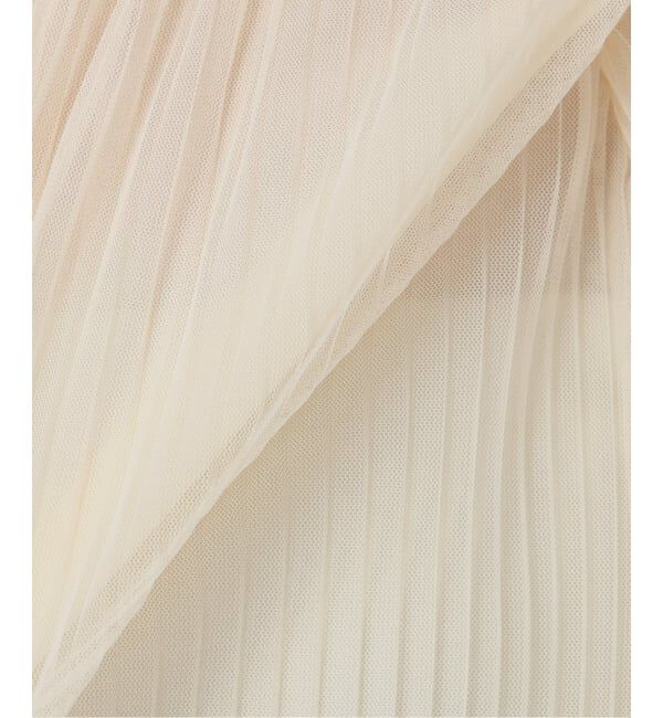  「【洗える】2wayチュールプリーツブラウス」|シャツ・ブラウス|