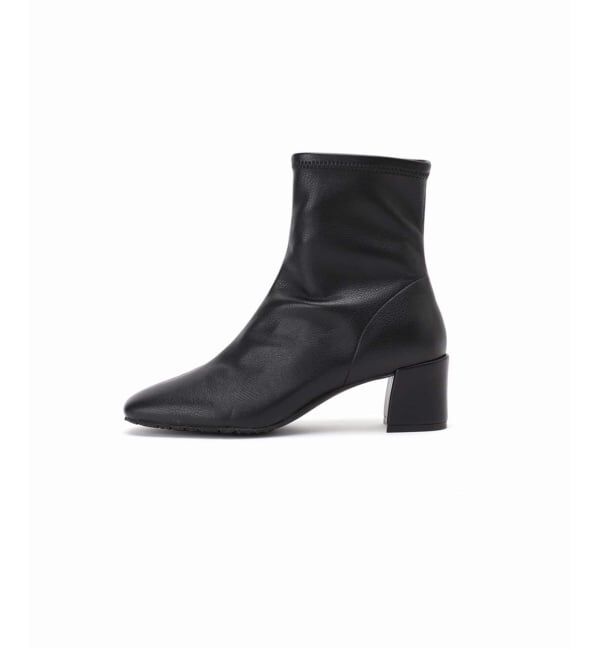  「《追加3》5cmスクエアフィットショートブーツ」|ショートブーツ|