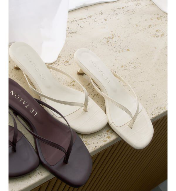  「《予約》3.5cmトングサンダル」|サンダル|