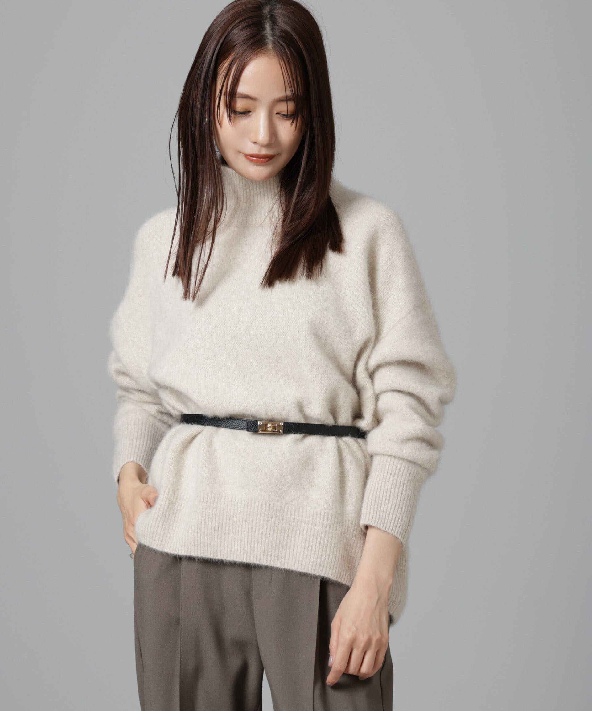 nano･universe「ウォッシャブルフォックスタートルネックプルオーバー」|ニット・セーター|