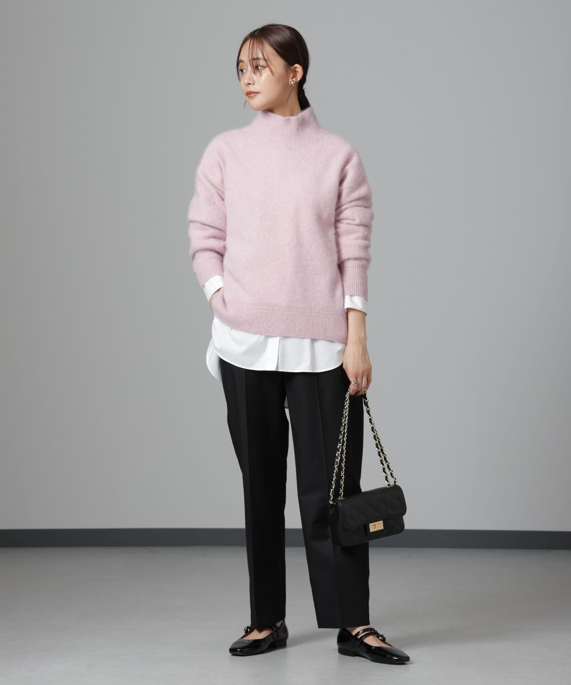 nano･universe「ウォッシャブルフォックスタートルネックプルオーバー」|ニット・セーター|