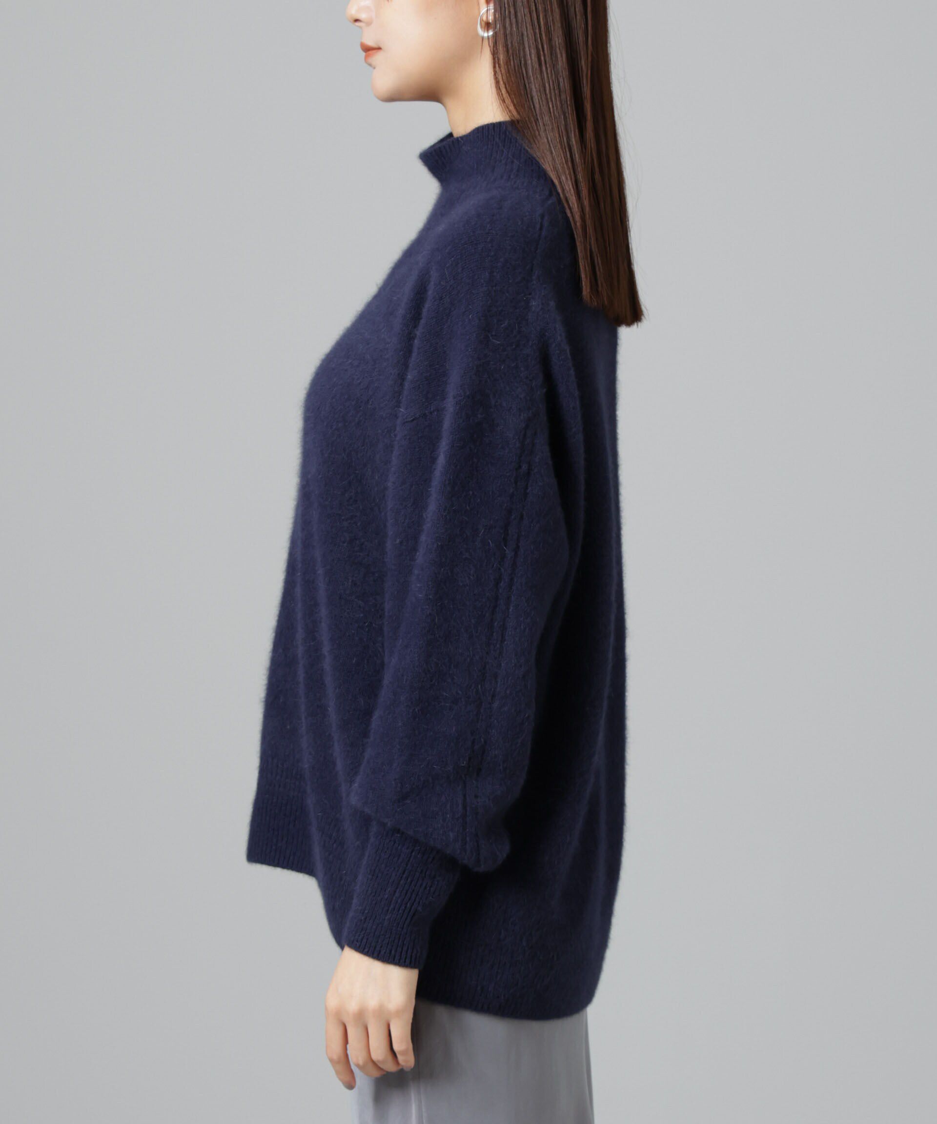 nano･universe「ウォッシャブルフォックスタートルネックプルオーバー」|ニット・セーター|