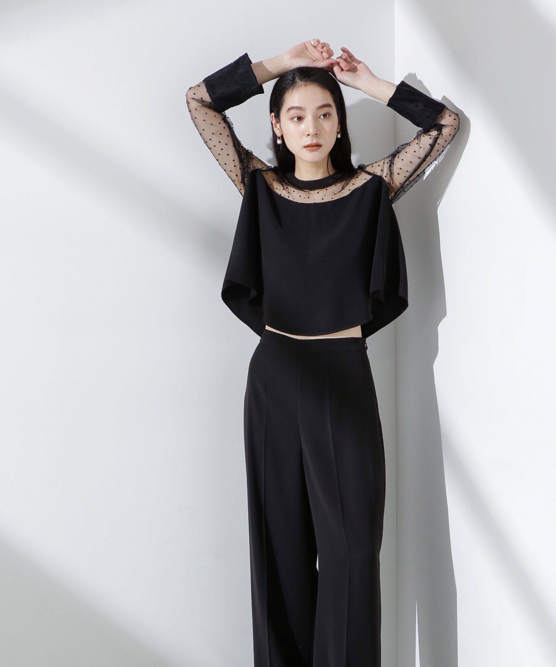 nano･universe「フロッキードットチュールセットアップ」|ワンピース|