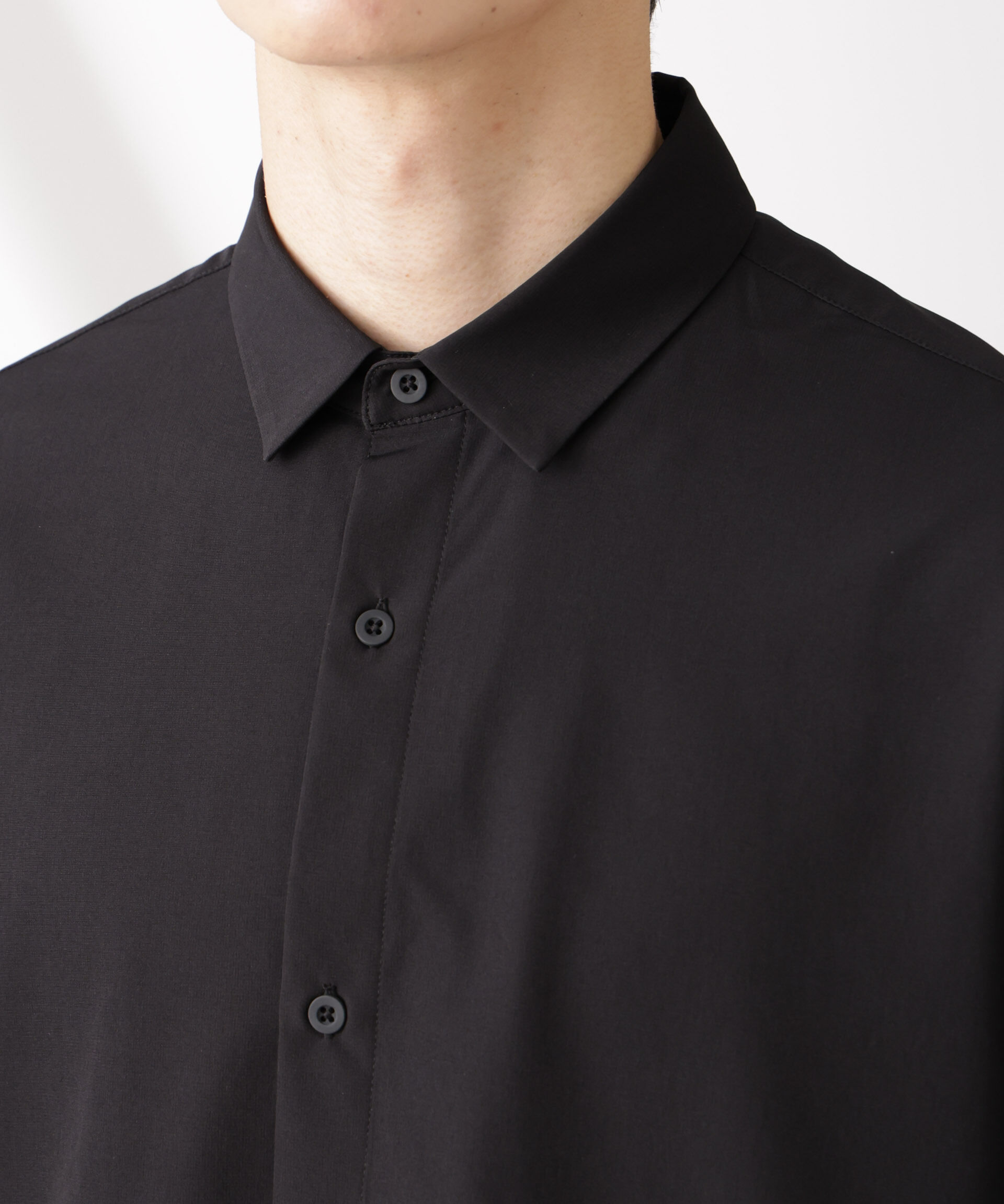 nano･universe「ライトウェイトストレッチ シャツ長袖」|シャツ・ブラウス|