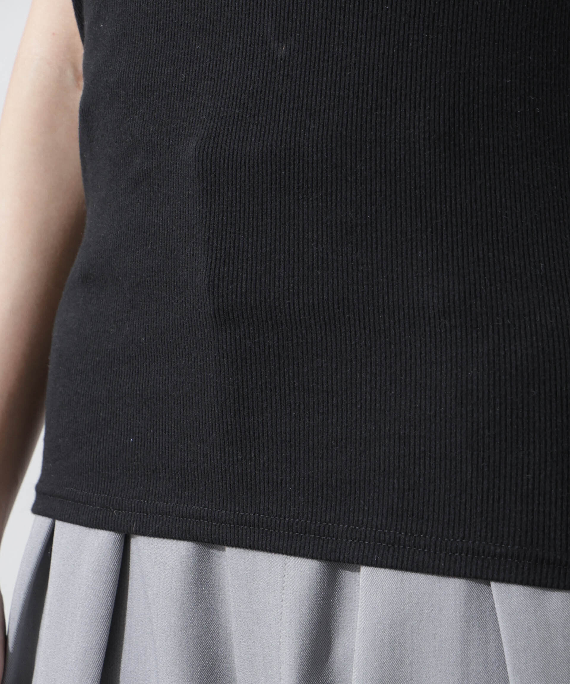 nano･universe「抗菌防臭リブカップ付きタンクトップ」|Tシャツ・カットソー|