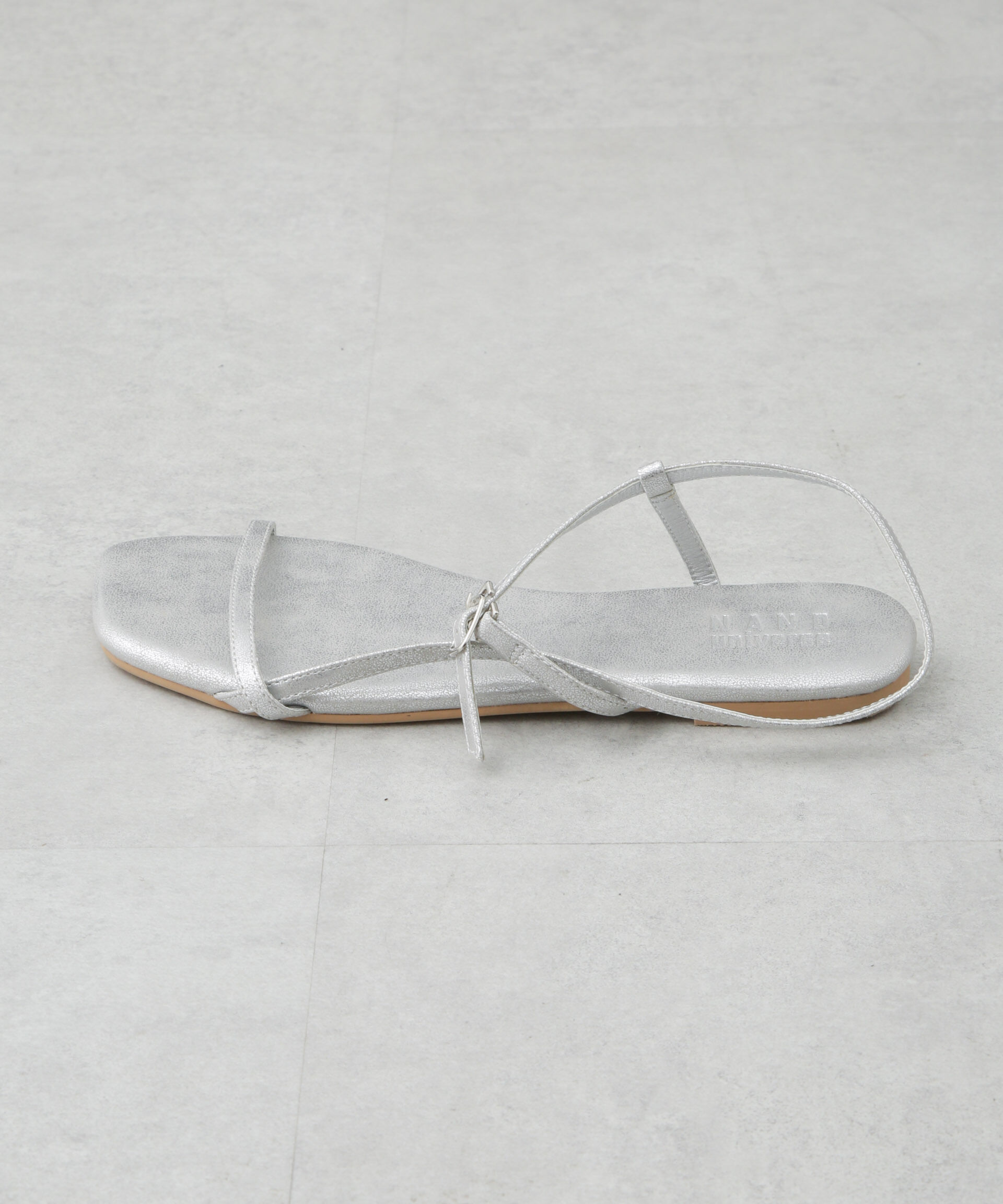 nano･universe「アンクルストラップフラットサンダル」|サンダル|