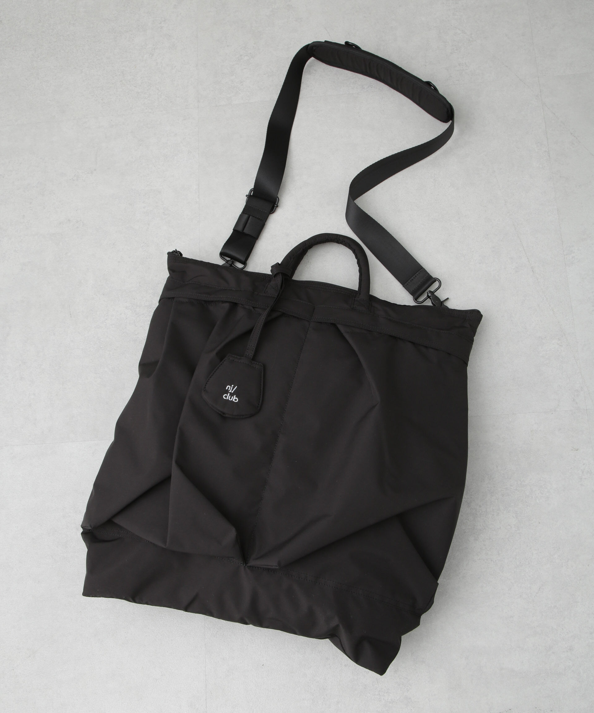 nano･universe「｢NJ/CLUB｣ SML別注ヘルメットバッグ」|ショルダー・メッセンジャー|