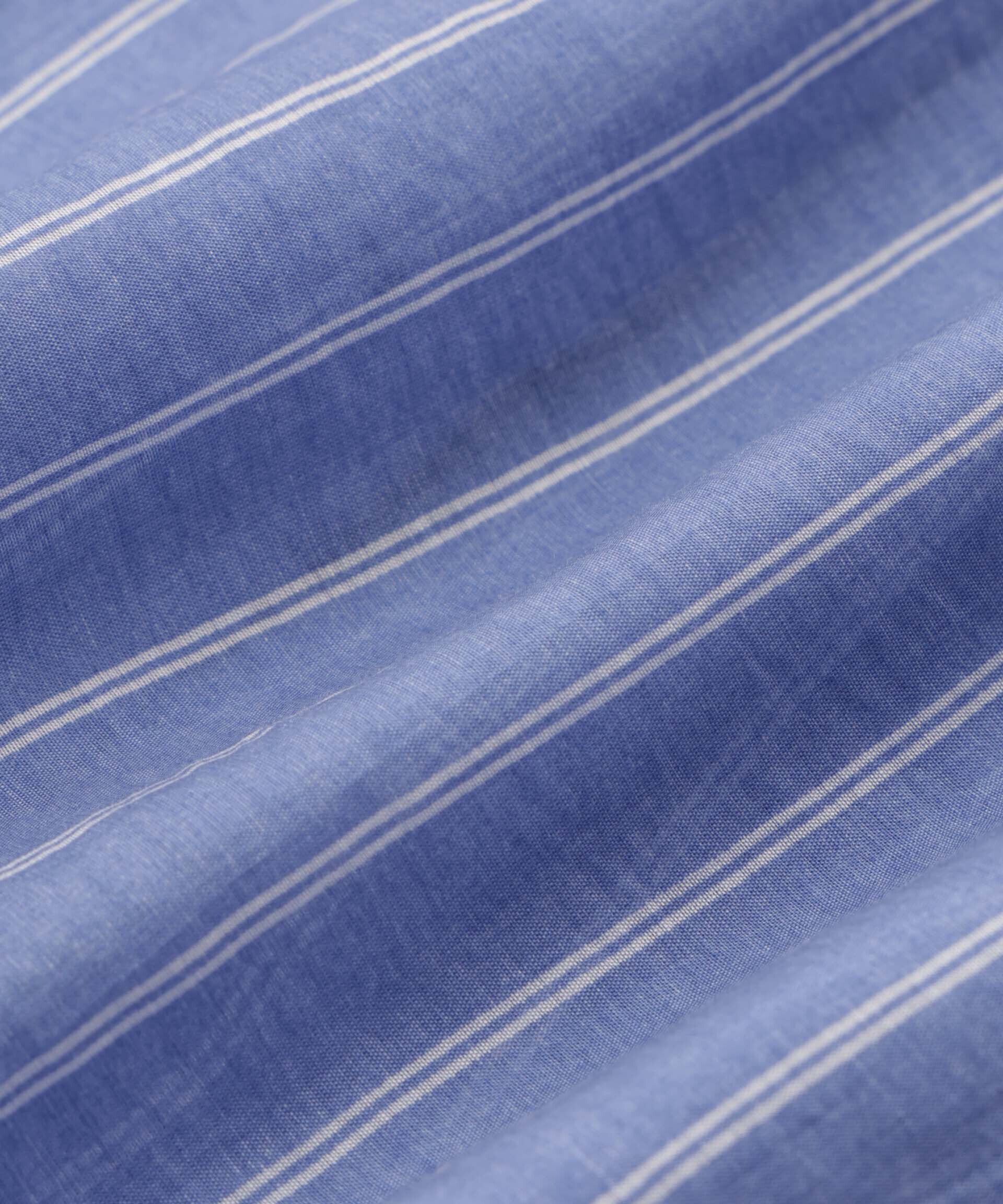 nano･universe「シアーストライプギャザーフレアスカート(セットアップ可)」|スカート|