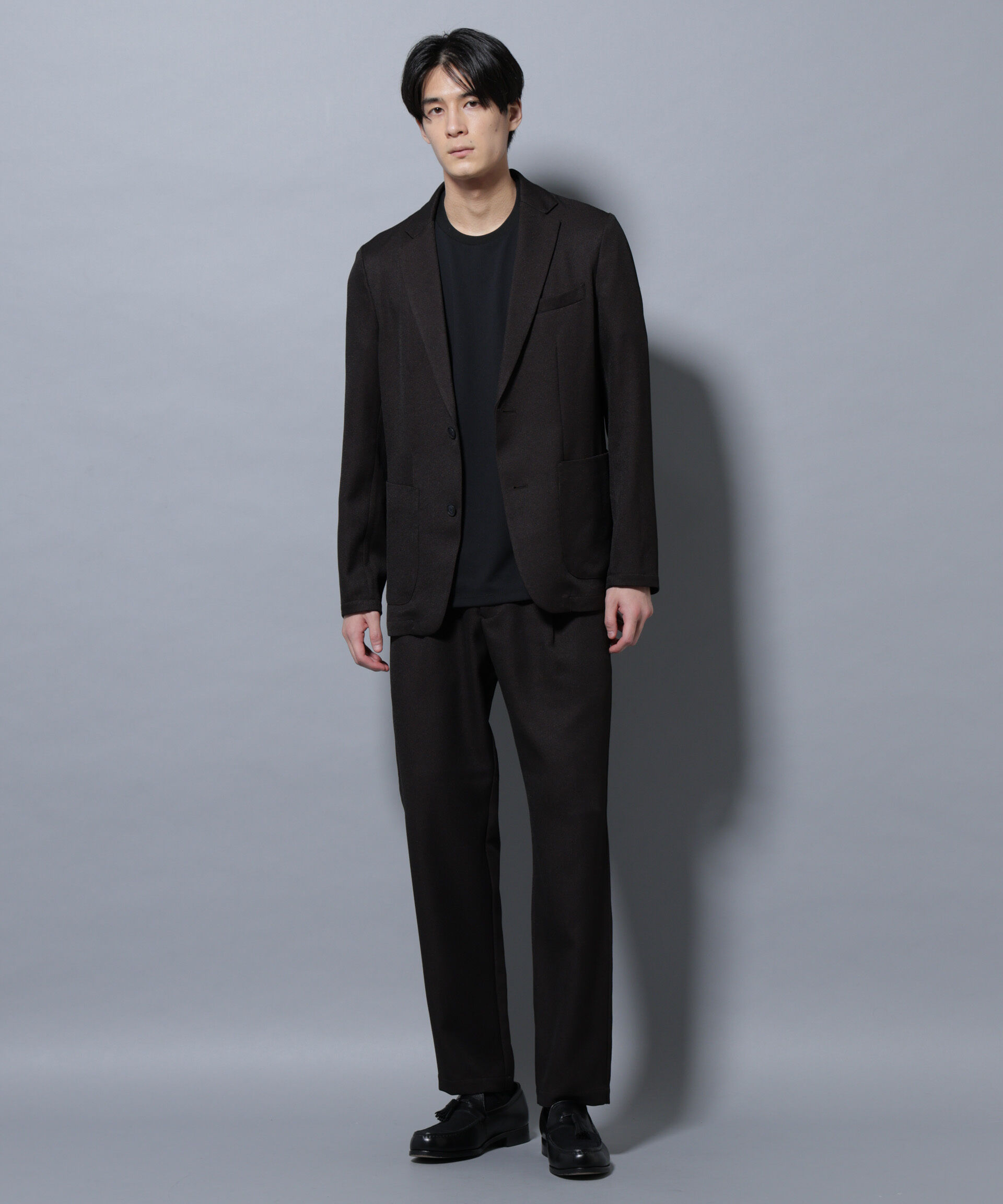 nano･universe「シャンブレーツイルセットアップ」|スーツ|