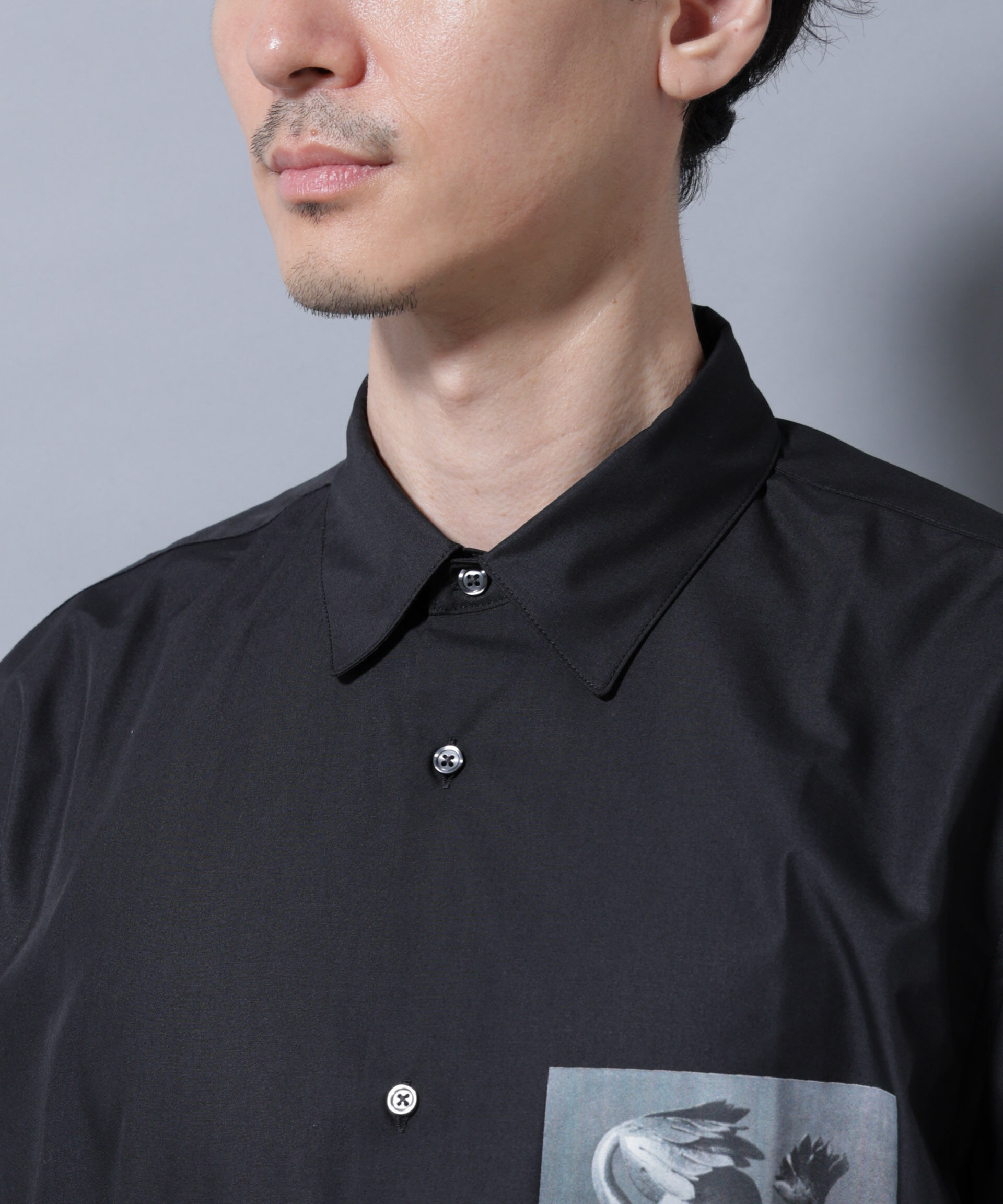 nano･universe「「着るアート」karl blossfeldt 半袖シャツ2」|シャツ・ブラウス|