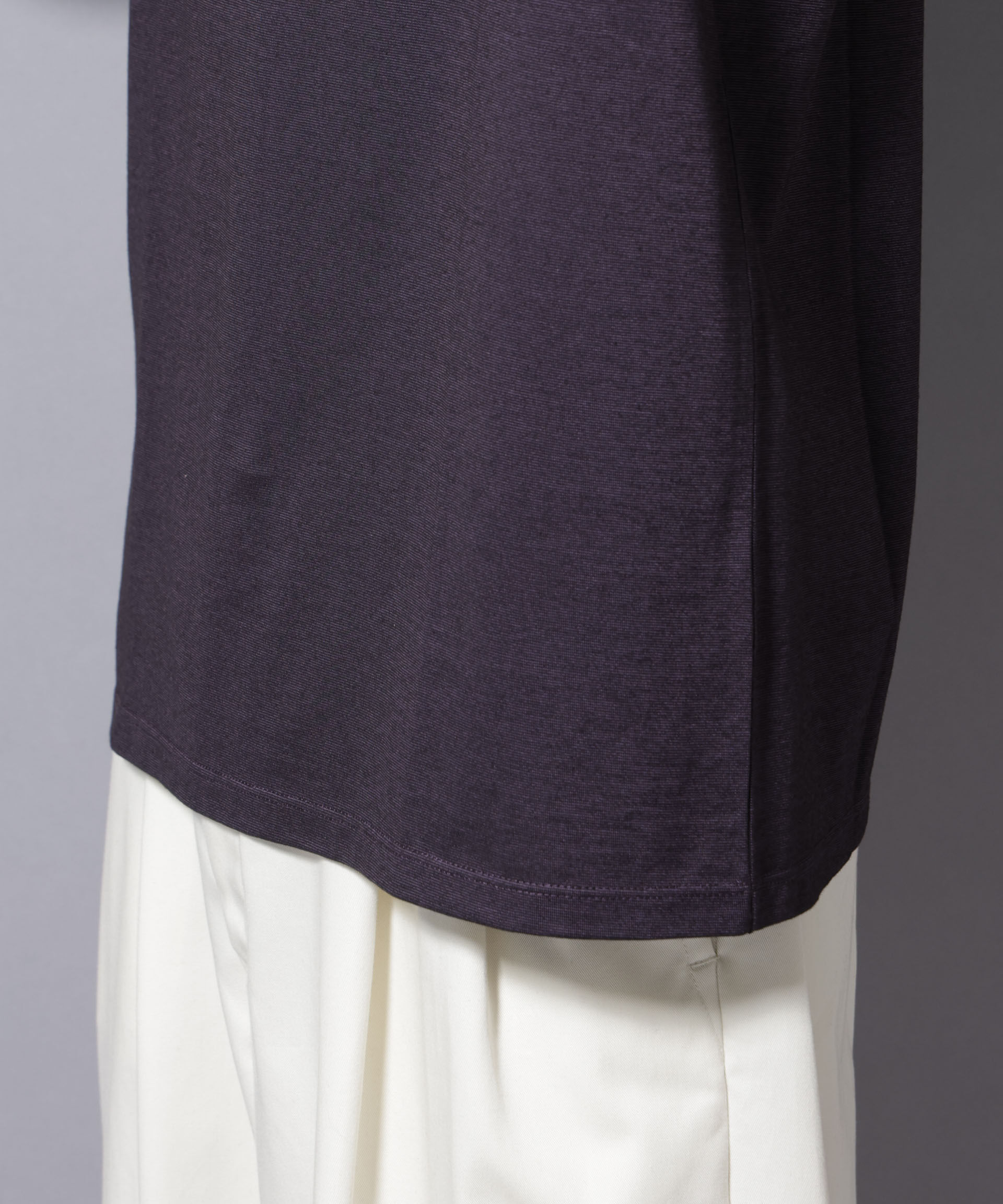 nano･universe「ソラーロライトストレッチヘンリーネックTシャツ 長袖」|Tシャツ・カットソー|