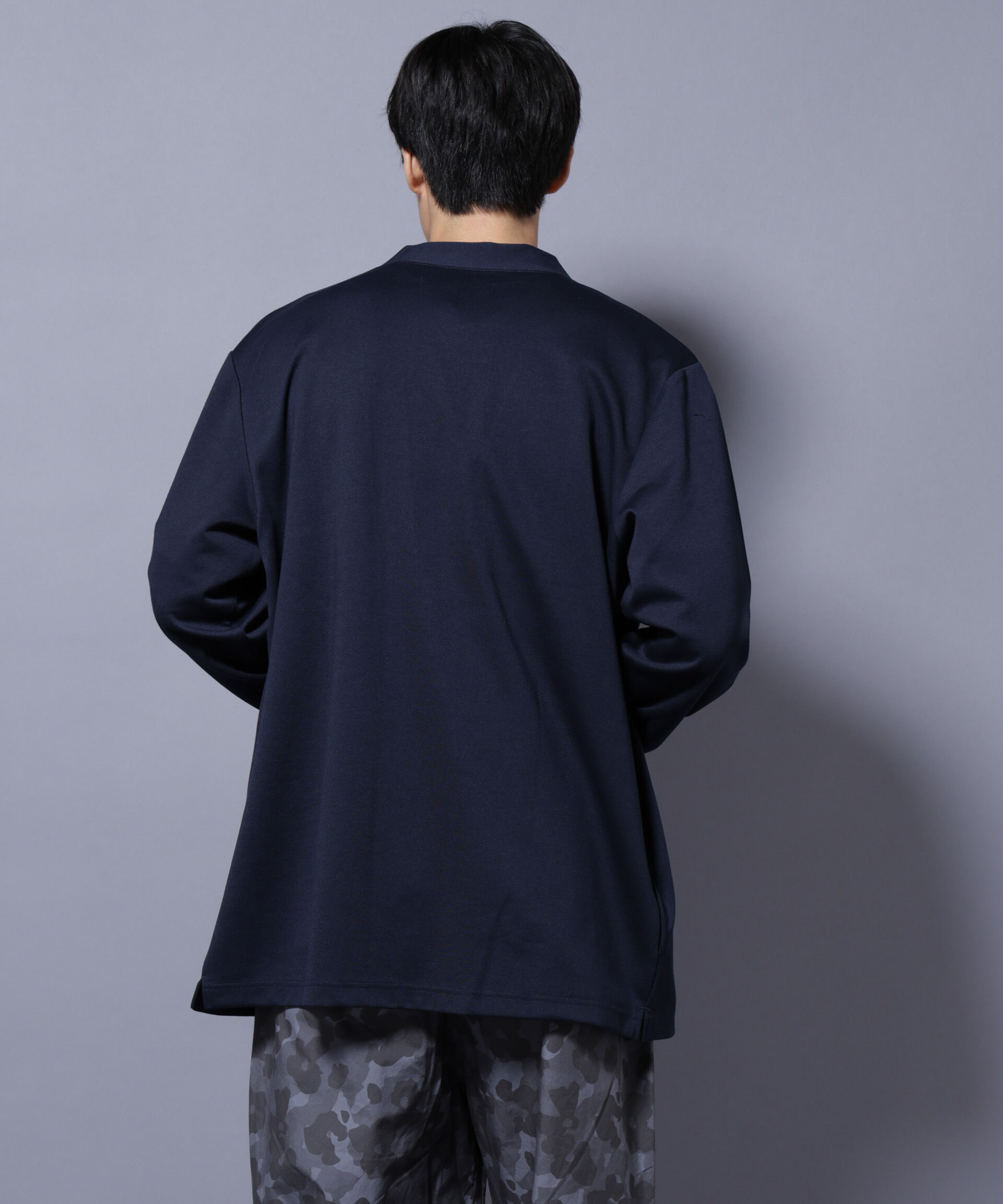 nano･universe「ダブルジャージー着流しカーディガン」|Tシャツ・カットソー|