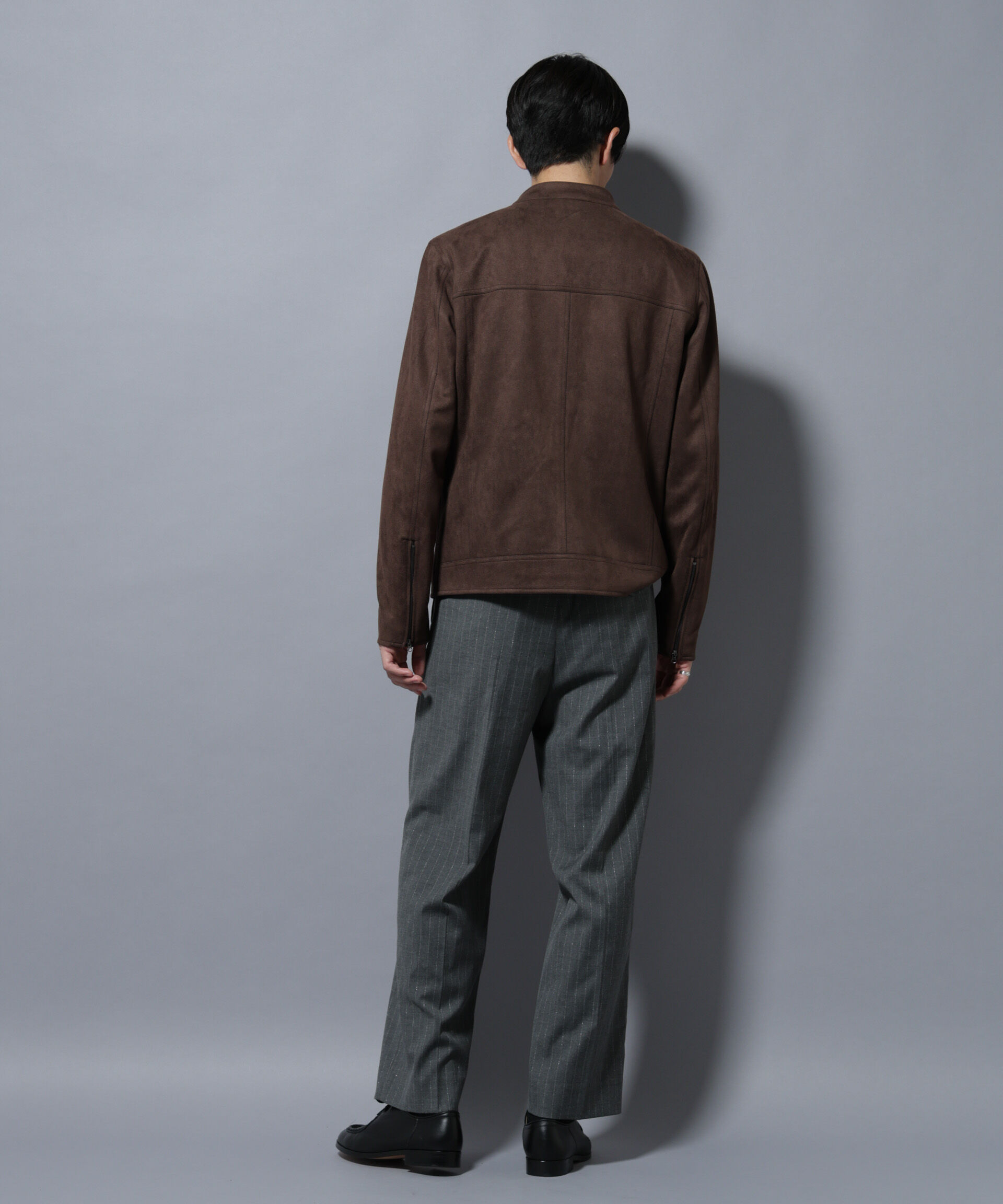 nano･universe「DELEGANTEエアリーサキソニー/CHK/ST ストレートFITパンツ(セットアップ可)」|チノ|