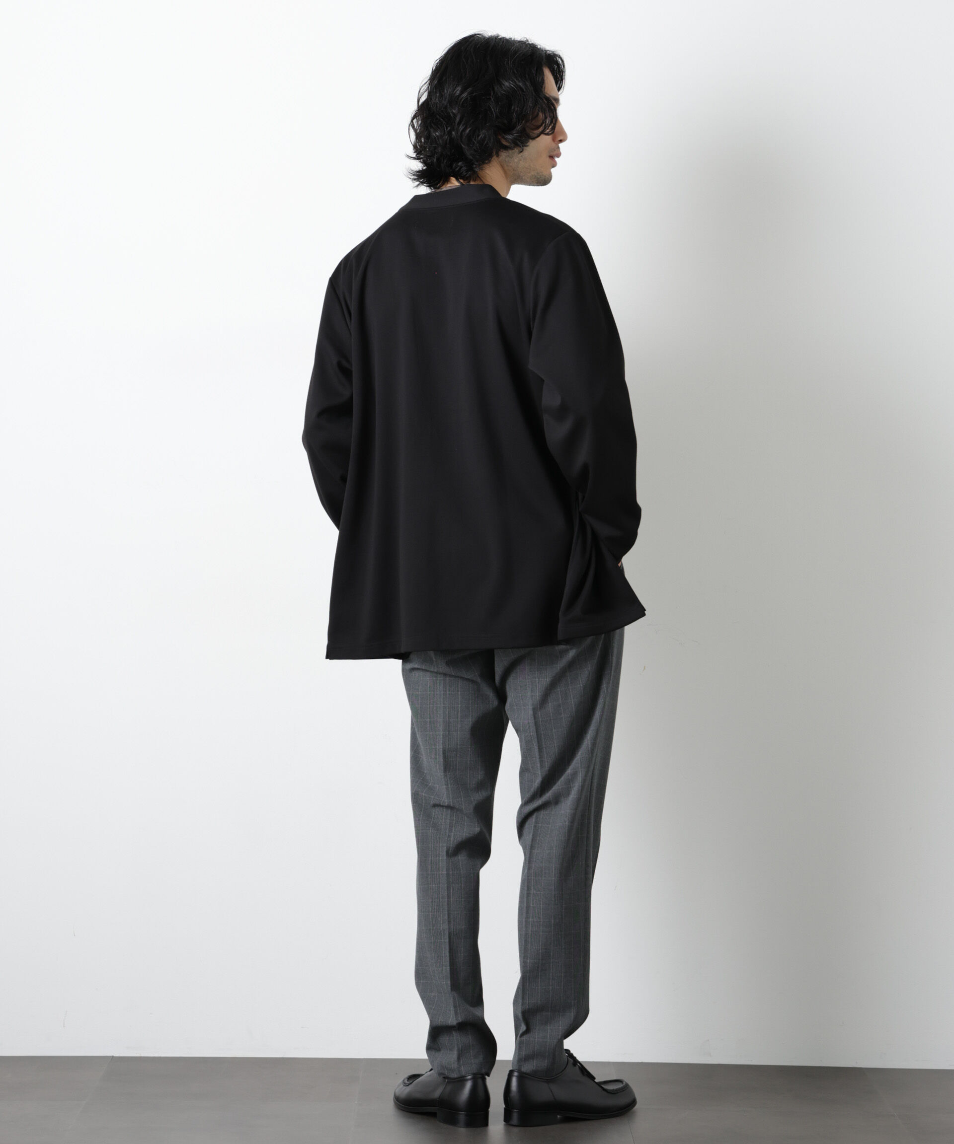 nano･universe「ダブルジャージー着流しカーディガン」|Tシャツ・カットソー|