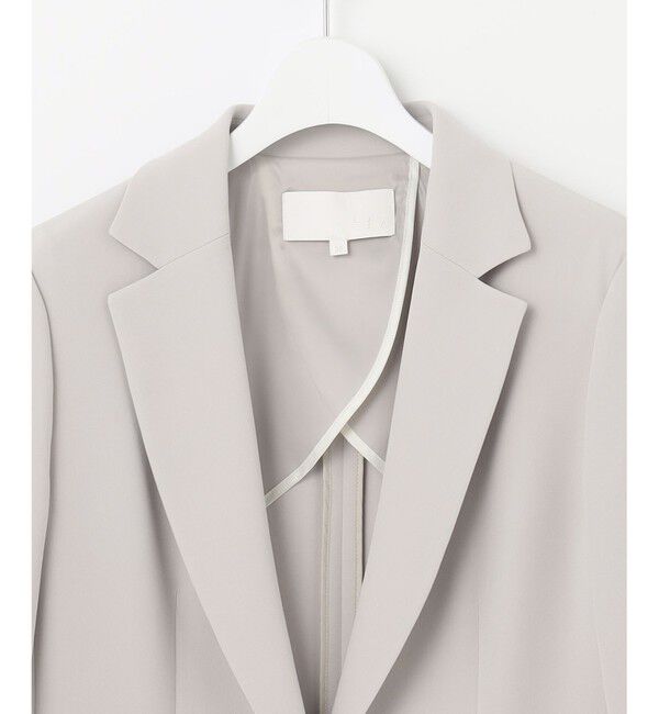 自由区「【セットアップ対応・洗える】トリアセダブルクロステーラード ジャケット」|テーラードジャケット|