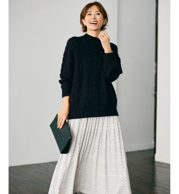 自由区「【SHIHOさん着用・2WAY仕様】フラップカーブミニクラッチ バッグ」|クラッチバッグ|