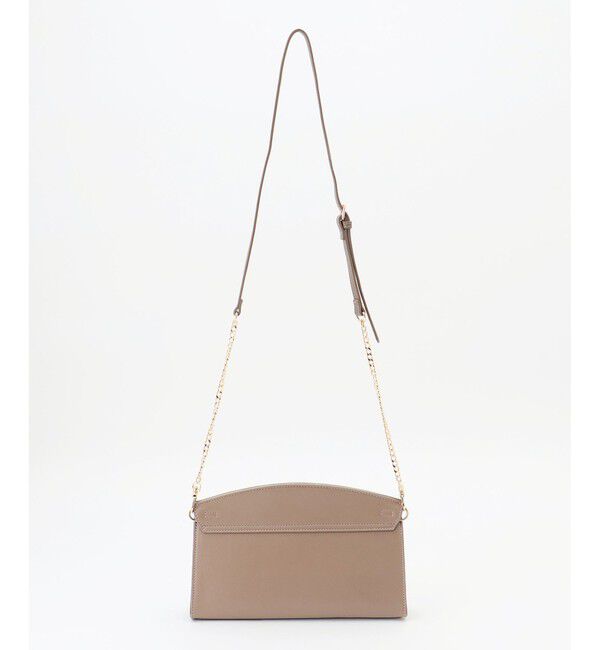 自由区「【SHIHOさん着用・2WAY仕様】フラップカーブミニクラッチ バッグ」|クラッチバッグ|