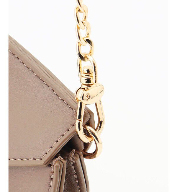 自由区「【SHIHOさん着用・2WAY仕様】フラップカーブミニクラッチ バッグ」|クラッチバッグ|