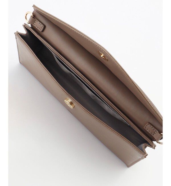 自由区「【SHIHOさん着用・2WAY仕様】フラップカーブミニクラッチ バッグ」|クラッチバッグ|