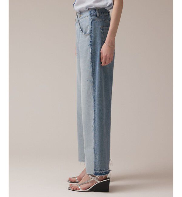 Diagram「リメイクストレートデニムパンツ」|デニム|ブルー