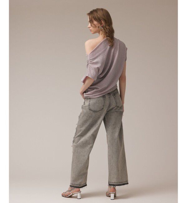 Diagram「リメイクストレートデニムパンツ」|デニム|