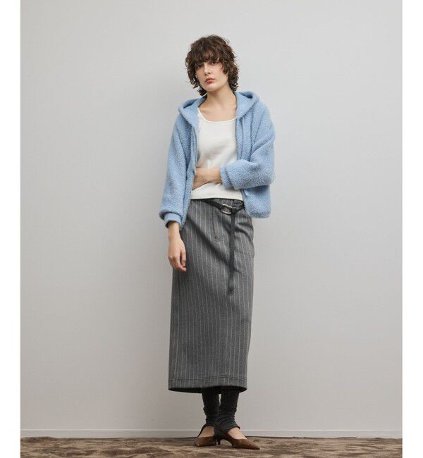 Diagram「フェザーニットパーカー」|パーカー|サックス