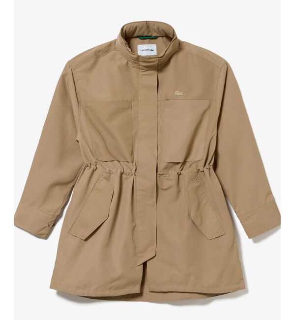 LACOSTE「撥水 ウエストドローコード ユーティリティマウンテンパーカー / フード収納可」|その他|