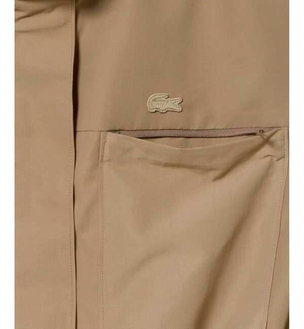 LACOSTE「撥水 ウエストドローコード ユーティリティマウンテンパーカー / フード収納可」|その他|
