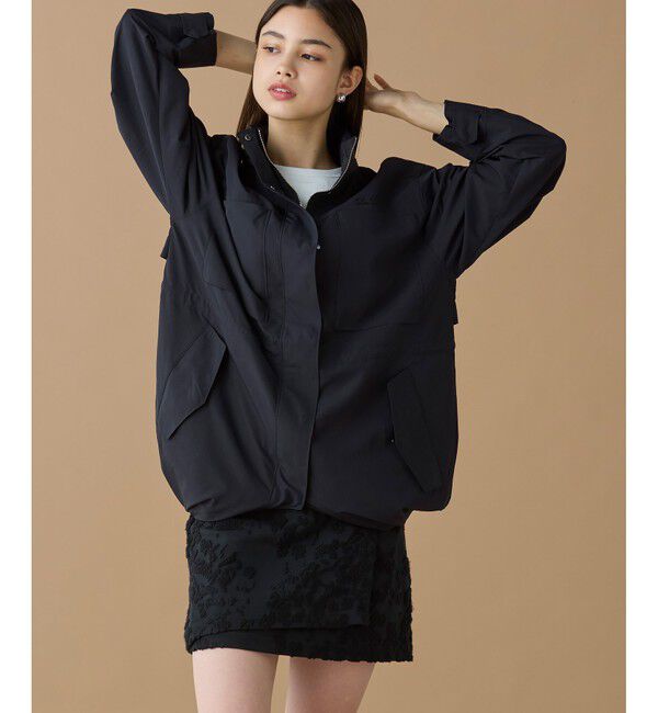 LACOSTE「撥水 ウエストドローコード ユーティリティマウンテンパーカー / フード収納可」|その他|