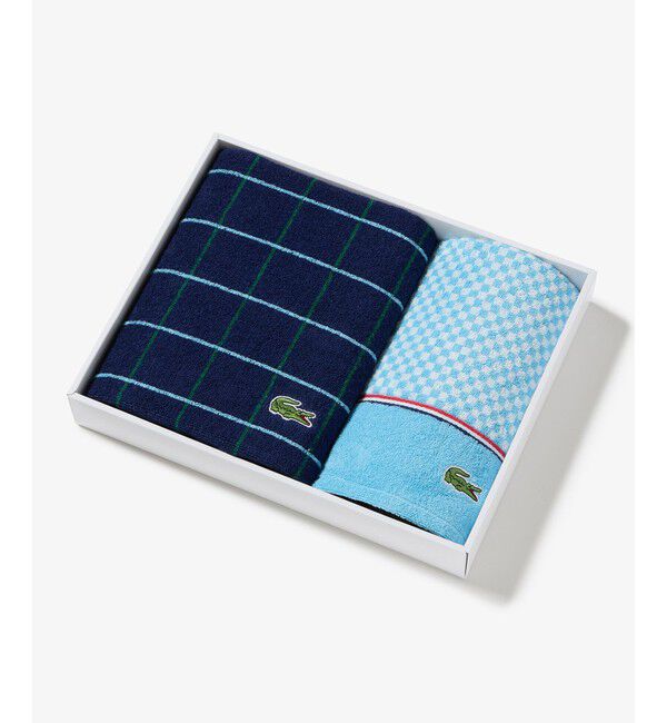 LACOSTE「スポーツタオル＆ゲストタオル ギフトセット」|タオル|