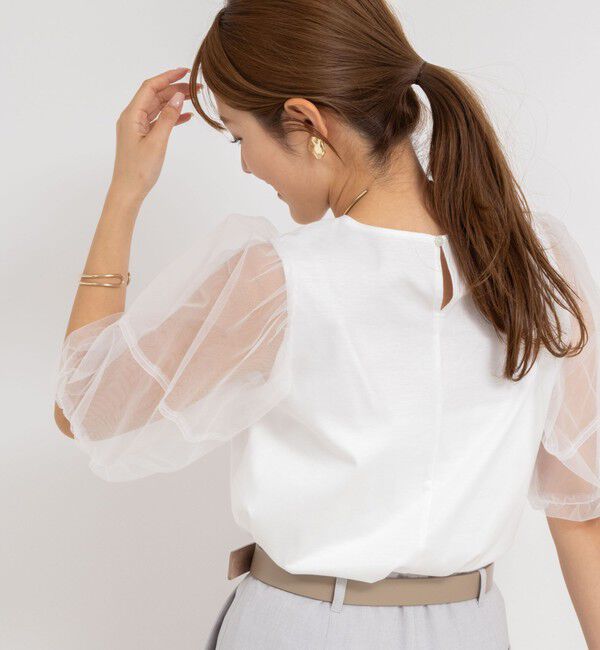 NOLLEY'S「バルーンスリーブプルオーバーカットソー」|Tシャツ・カットソー|