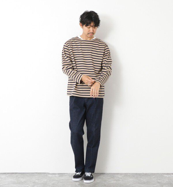 NOLLEY'S goodman「MVSシルケットボーダーBN」|Tシャツ・カットソー|