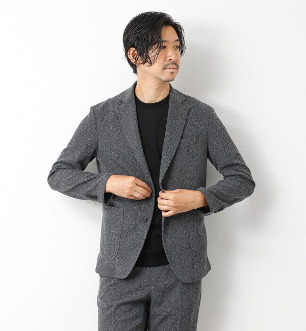 NOLLEY'S goodman「《ビジカジ/セットアップ対応》【尾州】先染めハニカムイージーJK 25AW」|テーラードジャケット|