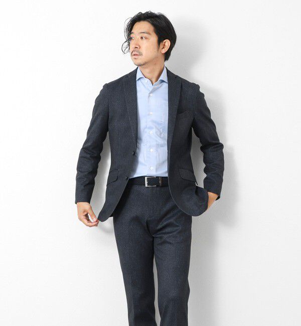 NOLLEY'S goodman「《ビジカジ/セットアップ対応》ポンチジャージJKT」|テーラードジャケット|