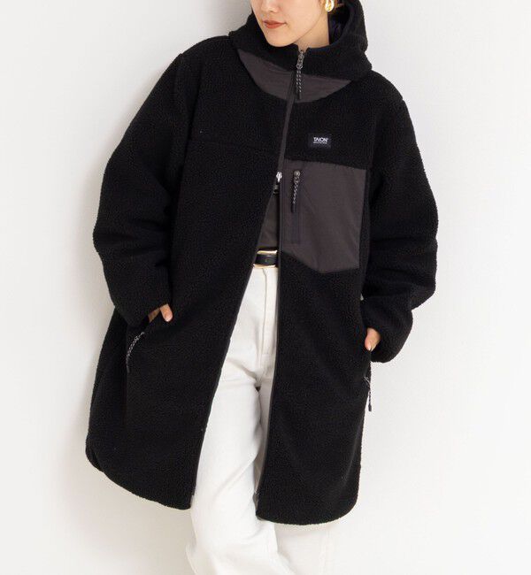 NOLLEY'S「◇【WEB限定】【TAION/タイオン】別注ボア&times;ダウンフードコート(リバーシブル) 」|ダウン|