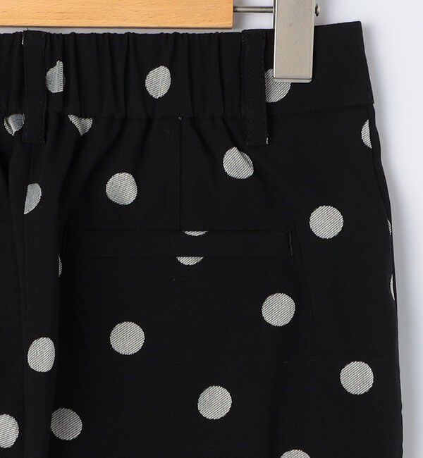 NOLLEY'S「ウォッシャブルストレッチドットジャガードテーパードパンツ」|その他|