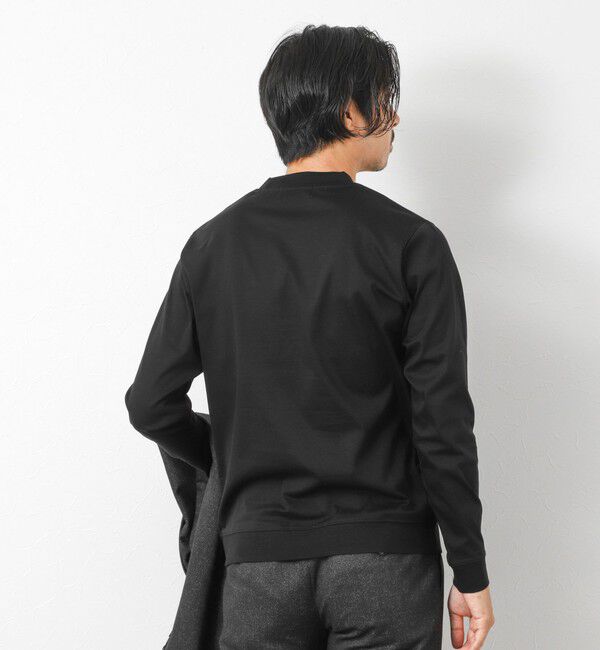 NOLLEY'S goodman「《ビジカジ対応》シルケットスムースドレスL/S V Tシャツ 25AW」|Tシャツ・カットソー|