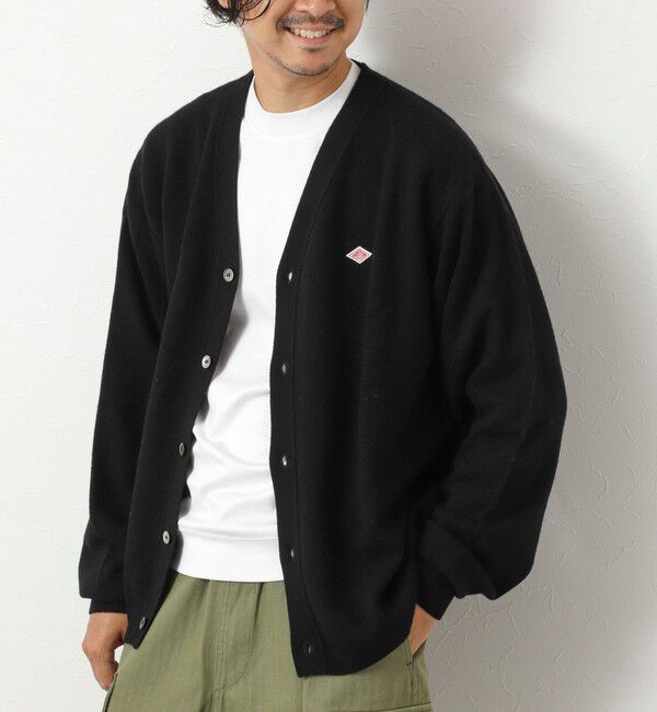 NOLLEY'S goodman「【DANTON/ダントン】DT-D0030 LMW V NECK CARDIGAN 25AW」|カーディガン|ブラック