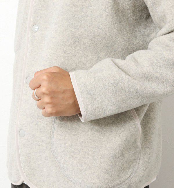 NOLLEY'S goodman「【DANTON/ダントン】JD-8939 FLEECE COLLARLESS JACKET 25AW」|ブルゾン・スタジャン|